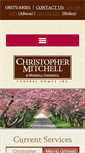 Mobile Screenshot of christophermitchell.com